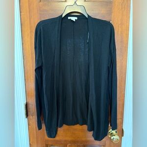 Open Black Cardigan